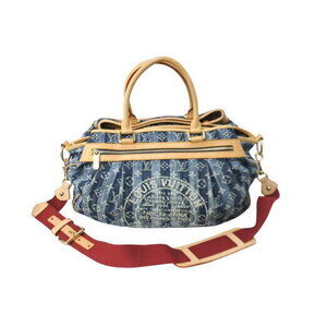 Louis Vuitton Monogram Denim Cavalier Shoulder Bag Blue